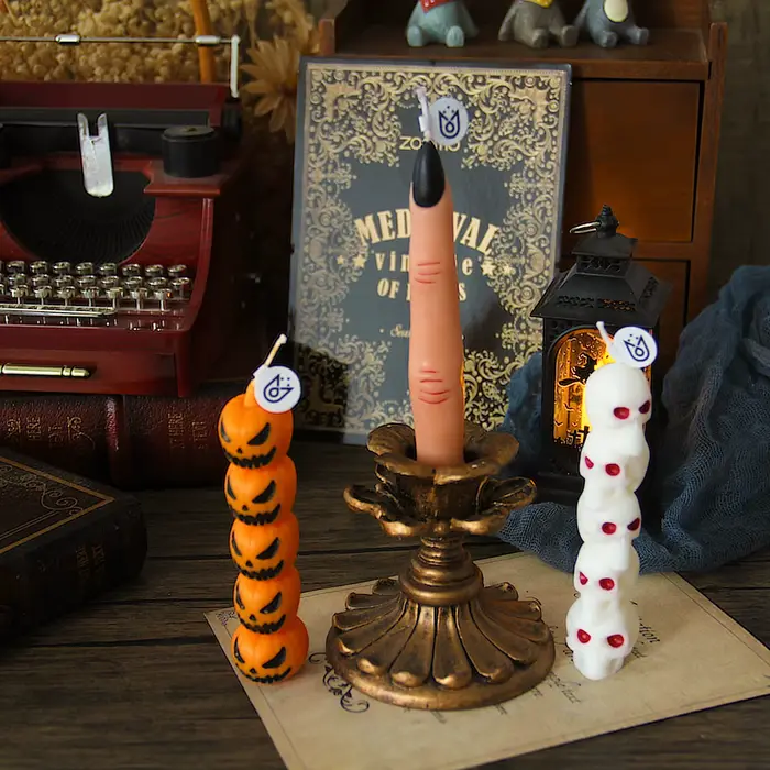 Bougies d'aromathérapie pour Halloween