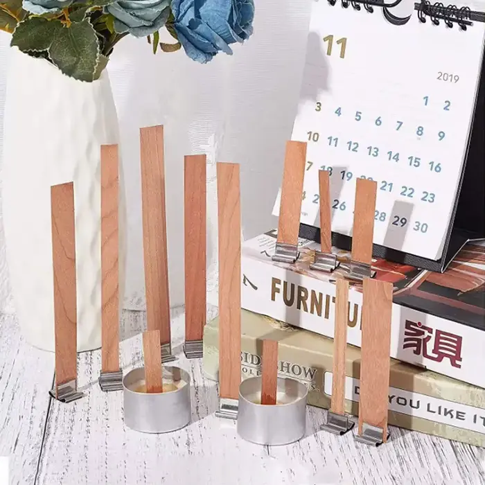 Mèche de bougies en bois pour bricolage