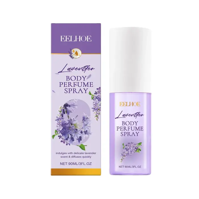 EELHOE Spray corporel aromathérapeutique à la lavande, parfum léger et durable, agréable parfum de l