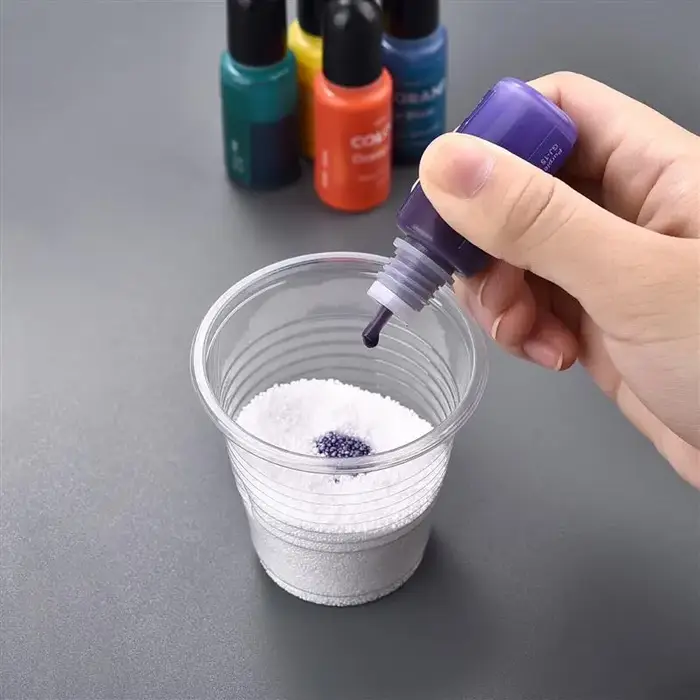 Sable coloré avertir naturel pour bougie