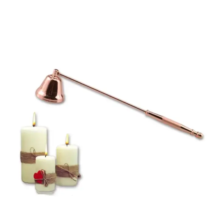 Coupe-mèche en acier inoxydable noir pour bougies extincteur de cire manuel accessoire arts-créatifs artisanat occasionnel artisanat maison soin et maintenance des bougies occaions spéciales cadeau romantique familial sophistiqué salon de thé boutique de bijoux