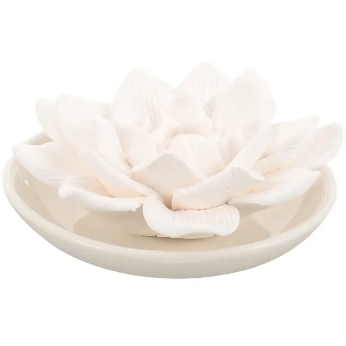 Mini Diffuseur d'Huile Essentielle en Pierre, Diffuseur de Fleurs Passif, Aromathérapie, Diffuseur d