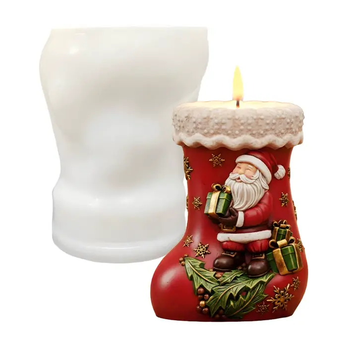 Nouveau moule à bougie de noël