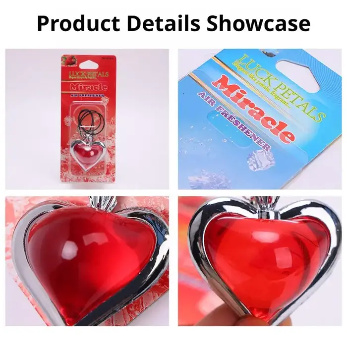Diffuseur d'aromathérapie en forme de cœur pour voiture, pendentif décoratif à suspendre au rétroviseur, ornement parfumé aux huiles essentielles, cadeau pour la maison et le bureau, avec cordon réglable, disponible en plusieurs couleurs