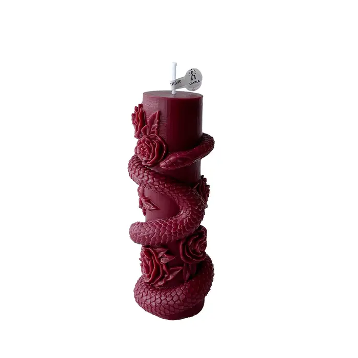 Bougie Serpent créative