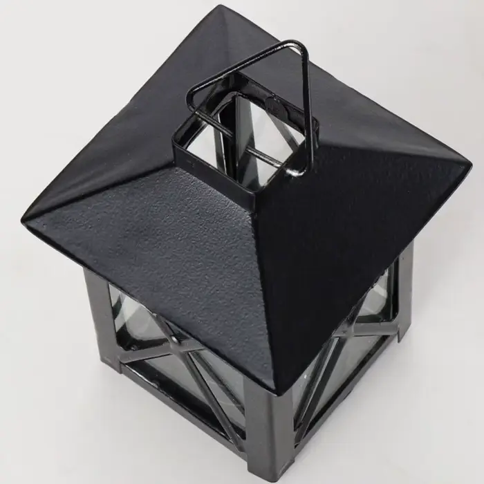 Bougeoir européen noir créatif