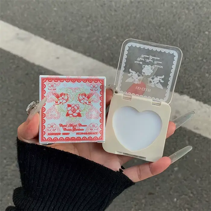 Baume parfumé Coréen Style Cupidon Ange, senteurs Fraise, Lait, Gardénia, Litchi, Pomme, pour Femme, usage quotidien, rendez-vous, voyage, mini baume parfumé
