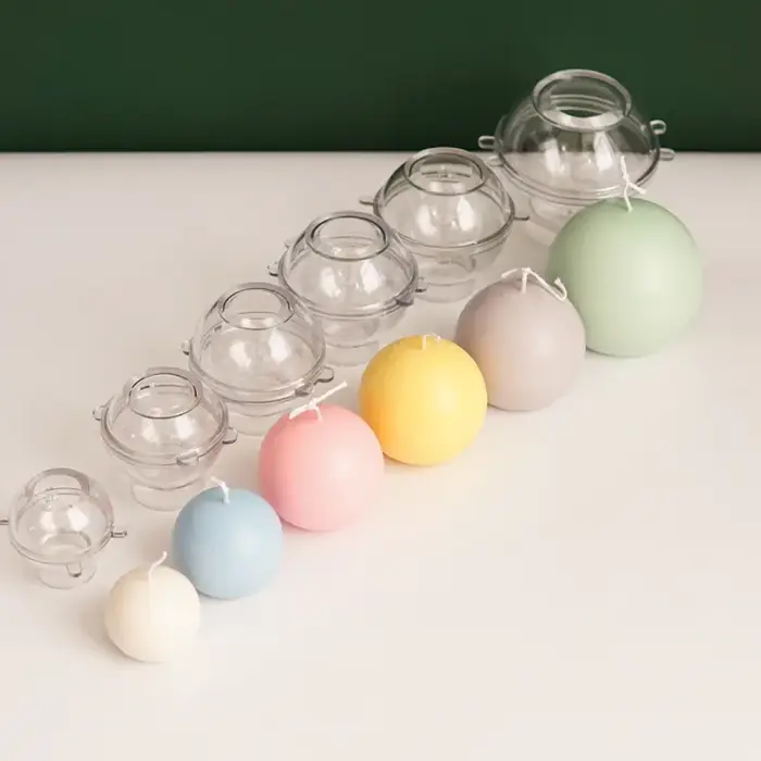 Moule à bougie en plastique