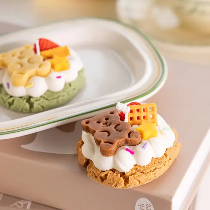 Moule à bougie en Silicone pour biscuits émulationnels