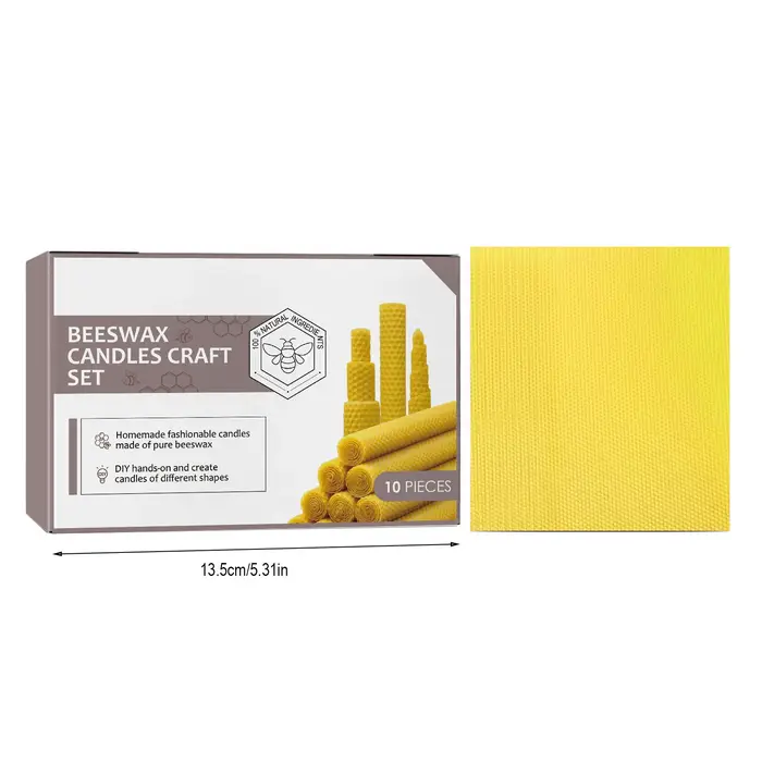 Bougies coniques en cire d'abeille