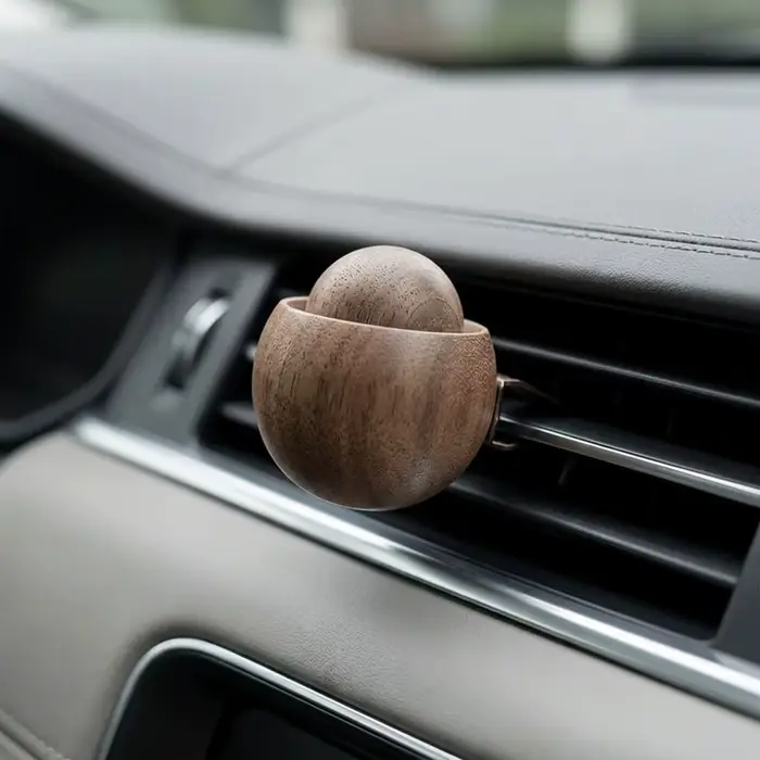 Diffuseur d'huiles essentielles pour voiture et maison - Fabriqué en bois