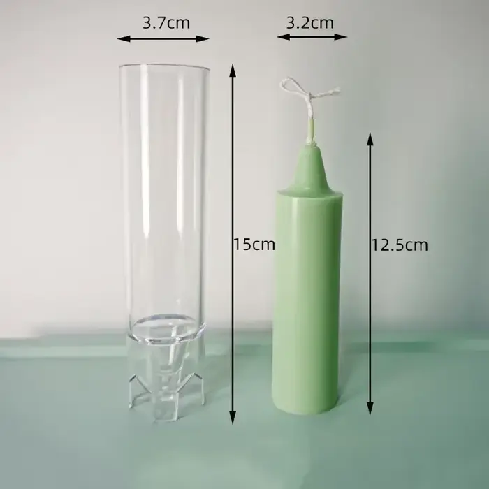 Moule à bougie cylindrique Spire, fait à la main, aromathérapie, outil de fabrication de bougies cyl