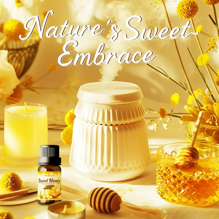 Huile parfumée au miel de 10 ml pour aromathérapie et fabrication de bougies DIY cadeaux romantiques pour la maison ou le bureau occasions spéciales