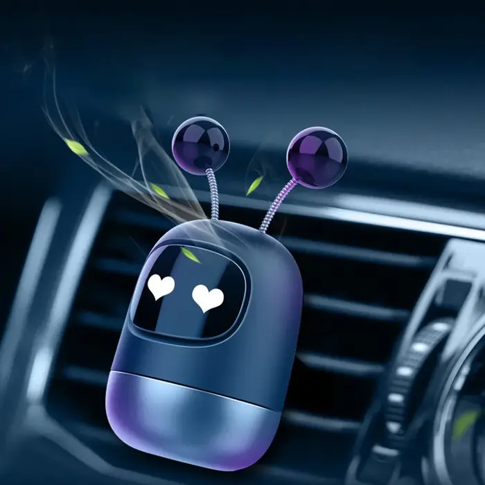 Désodorisant de parfum de voiture de mini robot